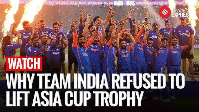 Why team india refused to lift asia cup