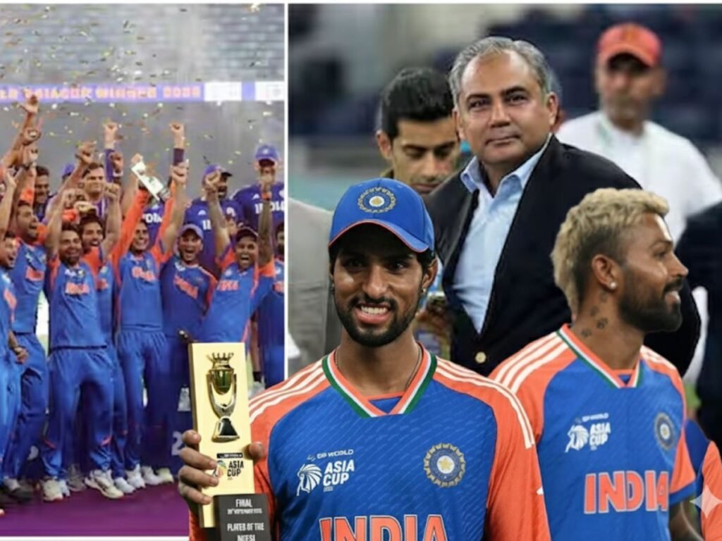 India Beats Pakistan, But Refuses to Lift the Asia Cup Trophy